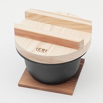 Amazon | 炊飯鍋 鉄製 南部鉄 1CHI TETSUGAMA 鉄釜 IH対応 鉄鍋